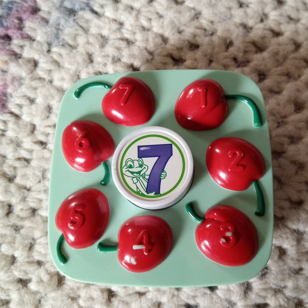 Vintage LeapFrog Leap Frog Pretend & Learn Shopping Cart #7 Cherries Replacement